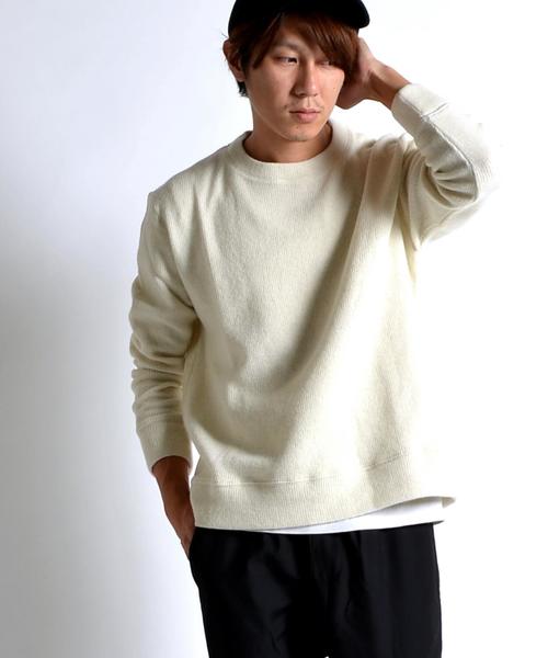 SHIPS JET BLUE（シップスジェットブルー）の「SHIPS JET BLUE: クォーターゲージ クルーネックスウェット（スウェット・メンズ・ネイビー/オフホワイト/グレー・MEDIUM/SMALL/LARGE）」の2枚目の写真