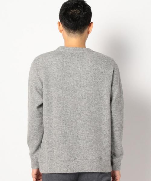 SHIPS JET BLUE（シップスジェットブルー）の「SHIPS JET BLUE: クォーターゲージ クルーネックスウェット（スウェット・メンズ・ネイビー/オフホワイト/グレー・MEDIUM/SMALL/LARGE）」の5枚目の写真