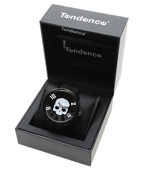 Tendence（テンデンス）の「Tendence スカルデイト腕時計（アナログ腕時計・メンズ・ブラック・FREE）」の6枚目の写真