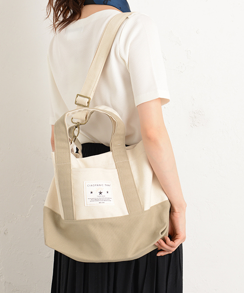 CIAOPANIC TYPY(チャオパニックティピー)の「2WAYキャンバストートバッグ(トートバッグ)」|詳細画像