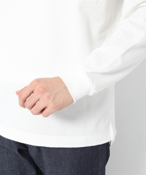 GLOBAL WORK(グローバルワーク)の「TCインレイモックネック長袖T/737454(Tシャツ/カットソー・メンズ・ダークグレー/ホワイト・X-LARGE/SMALL/LARGE/MEDIUM)」の8枚目の写真