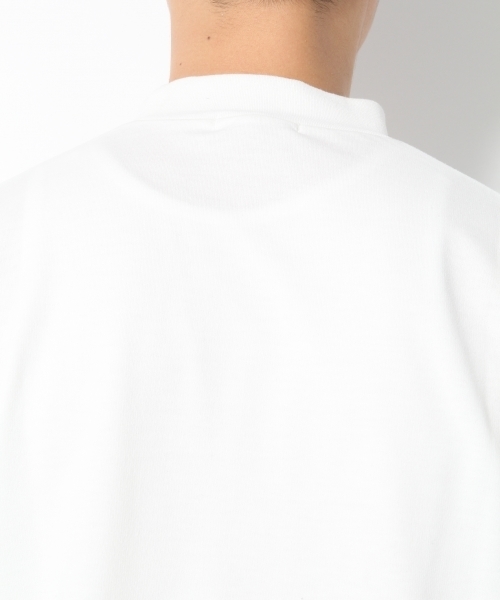 GLOBAL WORK(グローバルワーク)の「TCインレイモックネック長袖T/737454(Tシャツ/カットソー・メンズ・ダークグレー/ホワイト・X-LARGE/SMALL/LARGE/MEDIUM)」の3枚目の写真
