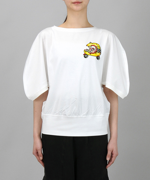 TSUMORI CHISATO（ツモリチサト）の「ﾆｭｰﾎﾛｽｺｰﾌﾟﾄﾞｯｷﾝｸﾞT（T