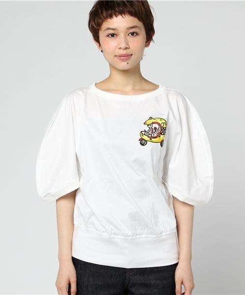 TSUMORI CHISATO（ツモリチサト）の「ｺｺﾀｸｼｰ刺繍T（Tシャツ