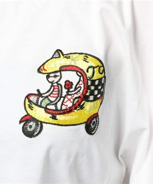 TSUMORI CHISATO（ツモリチサト）の「ｺｺﾀｸｼｰ刺繍T（Tシャツ