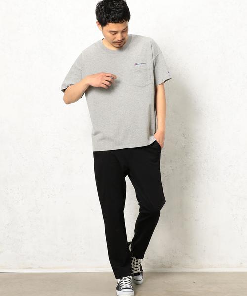 Champion（チャンピオン）の「[チャンピオン] BC★CHAMPION BIG ポケット Tシャツ ◆（Tシャツ/カットソー・メンズ・ネイビー/ホワイト/グレー・LARGE/MEDIUM）」の20枚目の写真