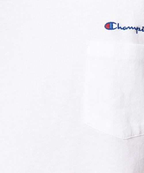 Champion（チャンピオン）の「[チャンピオン] BC★CHAMPION BIG ポケット Tシャツ ◆（Tシャツ/カットソー・メンズ・ネイビー/ホワイト/グレー・LARGE/MEDIUM）」の7枚目の写真