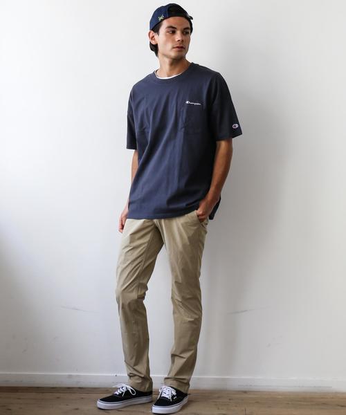 Champion（チャンピオン）の「[チャンピオン] BC★CHAMPION BIG ポケット Tシャツ ◆（Tシャツ/カットソー・メンズ・ネイビー/ホワイト/グレー・LARGE/MEDIUM）」の4枚目の写真