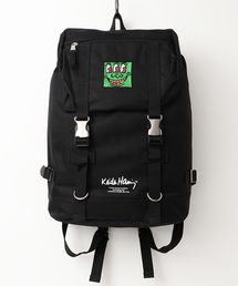 【Keith Haring/キースヘリング】 刺繍入り フラップ リュックサック