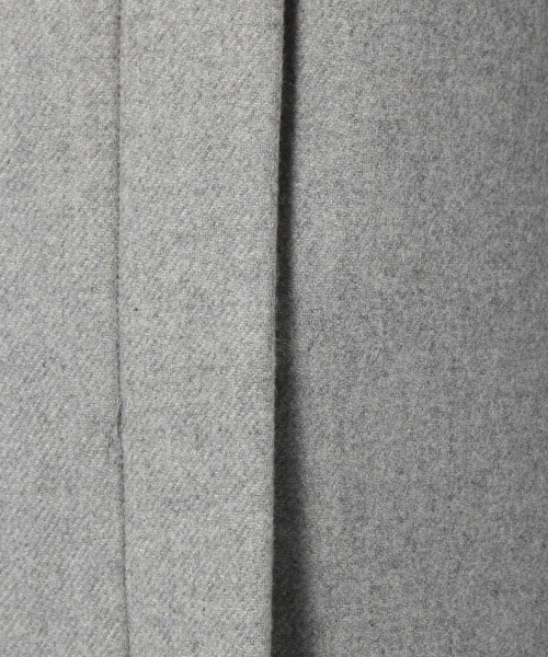 laboratory work（ラボラトリーワーク）の「【ノーカラー】ダブルメルトンコート◆2wayフード付き（ノーカラージャケット・レディース・チャコールグレー/ブラック/グレー/カーキ・MEDIUM）」の19枚目の写真