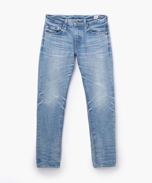 別注 Red Red Card Blue Tokyo レッドカード のデニムパンツ Work Red 5ポケットスリムパンツ ライトユーズド デニムパンツ Card Blue コットンデニム Card Tokyo レッドカード のファッション 買い物 サービスの