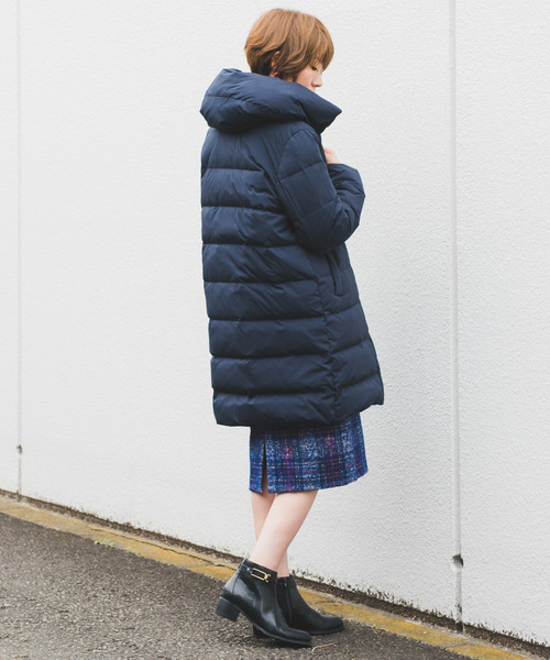 RIVE DROITE ロングダウンコート サイズF RIVE DROITE（リヴドロワ）の「抜き衿ロングダウンコート（その他