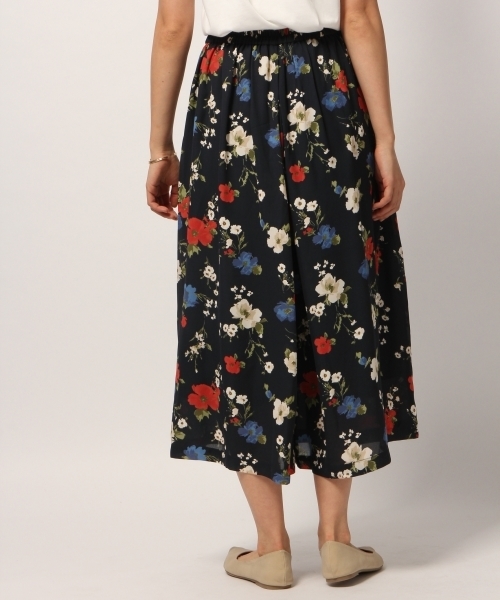 GLOBAL WORK（グローバルワーク）の「フラワーマキシスカーチョ/778599（その他パンツ・レディース・ライトグレー/ネイビー/ホワイト・MEDIUM/SMALL）」の10枚目の写真