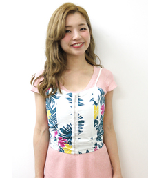 Kastane | アロハ柄ビスチェ(その他トップス)