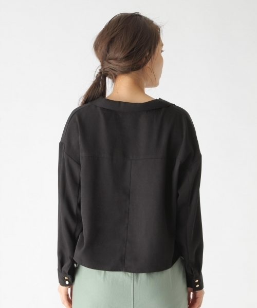 NOTO QUALITY リラックスロングシャツ＜ネイビー＞(XS ネイビー