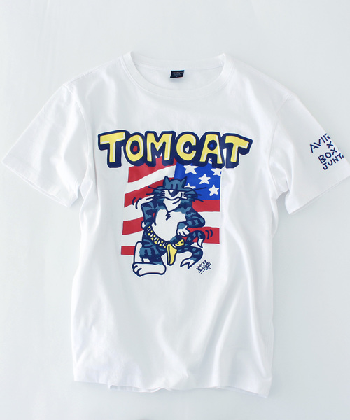 tシャツ CAT CREW(C0189) レディース CAT CREW(C0189)（Tシャツ/カットソー）｜mikomori（ミコモリ