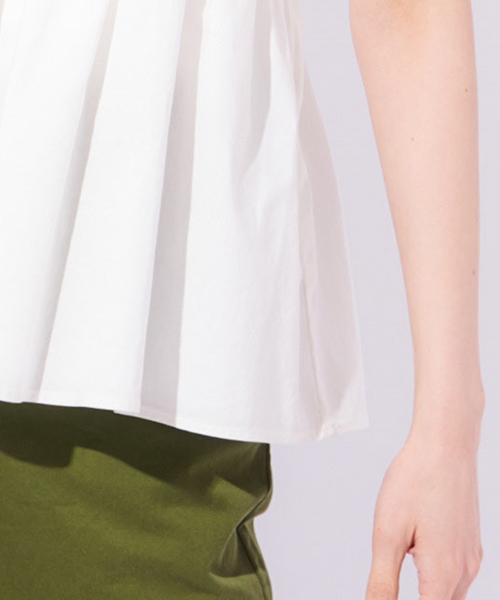 CIAOPANIC（チャオパニック）の「コットンテンセルブラウス（シャツ/ブラウス・レディース・ホワイト/ブラック・FREE）」の10枚目の写真