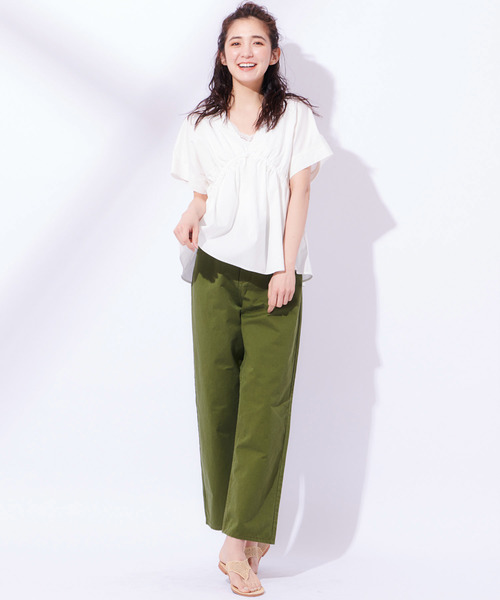 CIAOPANIC（チャオパニック）の「コットンテンセルブラウス（シャツ/ブラウス・レディース・ホワイト/ブラック・FREE）」の11枚目の写真