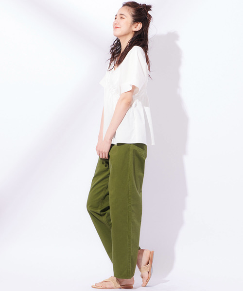 CIAOPANIC（チャオパニック）の「コットンテンセルブラウス（シャツ/ブラウス・レディース・ホワイト/ブラック・FREE）」の13枚目の写真