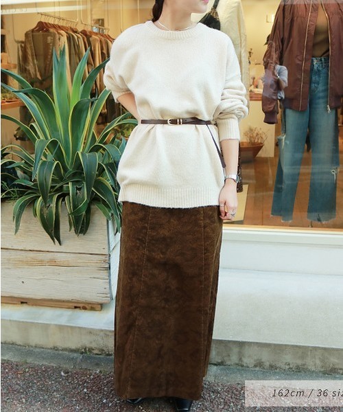 TODAYFUL（トゥデイフル）の「ペイズリーコーデゥロイスカート  