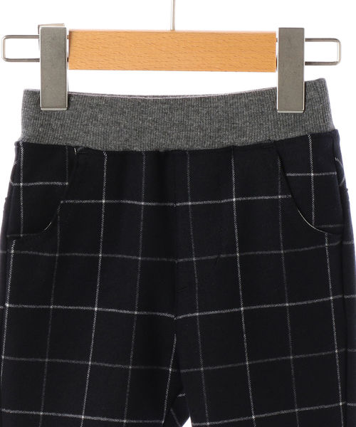 SHIPS（シップス）の「SHIPS KIDS:ウィンドーペン 7分丈 パンツ(80～90cm)（その他パンツ・キッズ・グレー/ネイビー・80/90）」の10枚目の写真