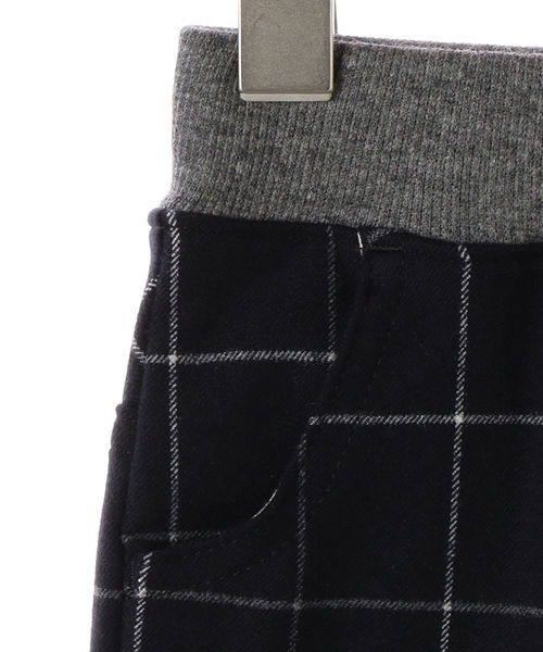 SHIPS（シップス）の「SHIPS KIDS:ウィンドーペン 7分丈 パンツ(80～90cm)（その他パンツ・キッズ・グレー/ネイビー・80/90）」の9枚目の写真