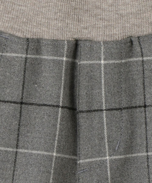 SHIPS（シップス）の「SHIPS KIDS:ウィンドーペン 7分丈 パンツ(80～90cm)（その他パンツ・キッズ・グレー/ネイビー・80/90）」の5枚目の写真