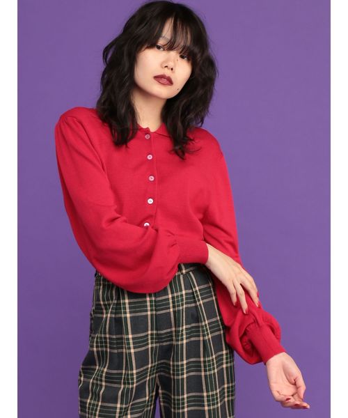 Jouetie ジュエティ の カラーオンカラーニットカーデ カーディガン ボレロ Wear