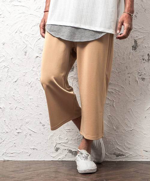 MinoriTY(マイノリティ)の「リラックスアンクルワイドパンツ(その他パンツ・メンズ・ブラック/ベージュ/ネイビー・M/L/XL)」の1枚目の写真