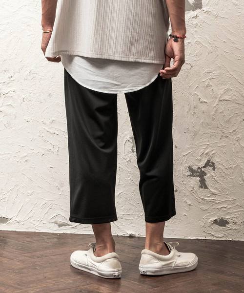 MinoriTY(マイノリティ)の「リラックスアンクルワイドパンツ(その他パンツ・メンズ・ブラック/ベージュ/ネイビー・M/L/XL)」の9枚目の写真