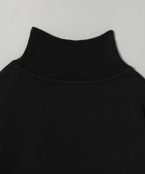 JEANASIS（ジーナシス）の「Wフェイスハイネックスリットワンピース/811913（ワンピース・レディース・ブラック/グレー/ベージュ/グレイッシュベージュ・FREE）」の14枚目の写真