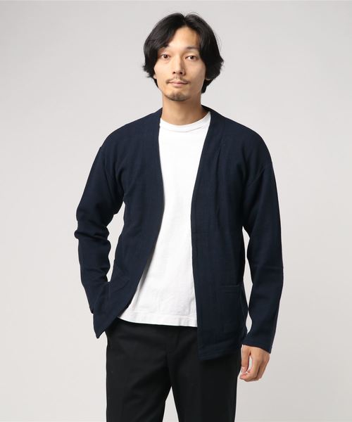 SEVENDAYS=SUNDAY(セブンデイズサンデイ)の「・ノーカラーカーディガン(カーディガン/ボレロ・メンズ・ホワイト/ブラック/ネイビー・S/L/M)」の3枚目の写真
