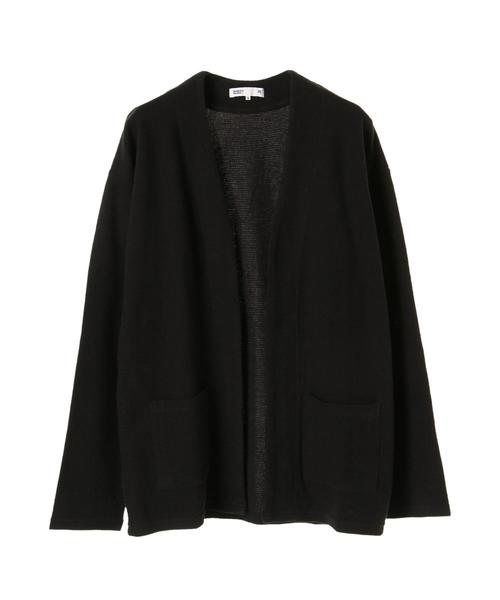 SEVENDAYS=SUNDAY(セブンデイズサンデイ)の「・ノーカラーカーディガン(カーディガン/ボレロ・メンズ・ホワイト/ブラック/ネイビー・S/L/M)」の4枚目の写真