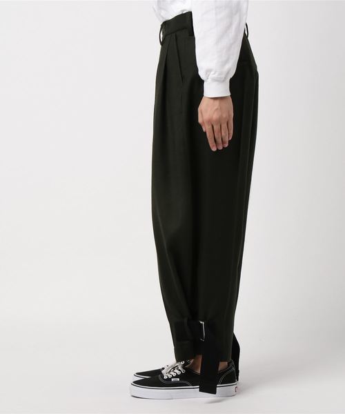 CABANE de ZUCCa（カバンドズッカ）の「ウールサキソニー（その他パンツ・メンズ・ブラック/カーキ・M size）」の3枚目の写真