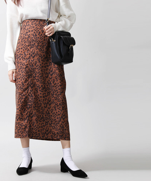 WEGO（ウィゴー）の「WEGO/レオパードナロースカート（スカート・レディース・アニマル/その他1・FREE）」の5枚目の写真
