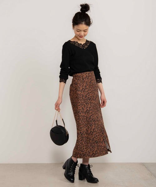 WEGO（ウィゴー）の「WEGO/レオパードナロースカート（スカート・レディース・アニマル/その他1・FREE）」の13枚目の写真