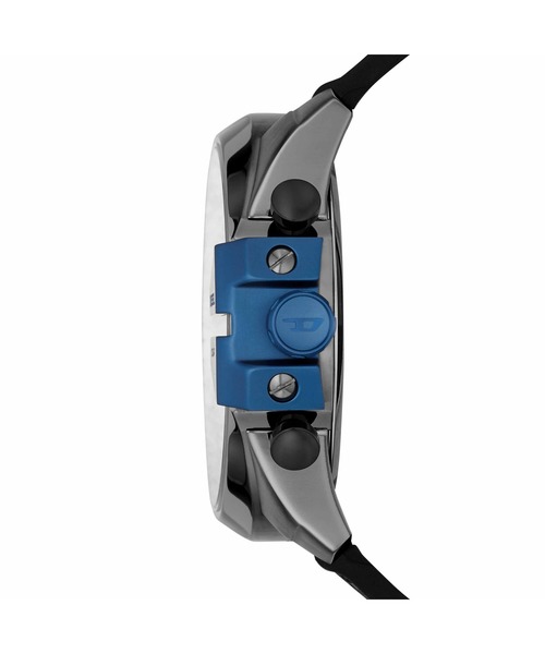 DIESEL(ディーゼル)の「ディーゼル 腕時計 メンズ アナログ ナイロン, シリコン DZ4500(アナログ腕時計・メンズ・ブラック×ブルー・FREE)」の3枚目の写真