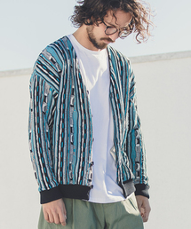 ANGENEHM | mcg2414-ドルマン変形ストライプカーディガン(カーディガン/ボレロ)