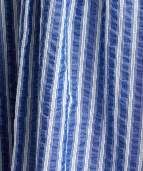 green label relaxing(グリーンレーベルリラクシング)の「CFC サッカーストライプ スカート(スカート・レディース・ライトブルー/コバルトブルー・38/36)」の6枚目の写真