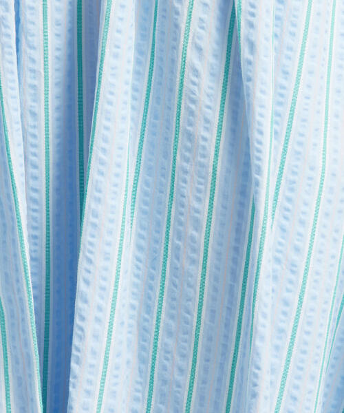 green label relaxing(グリーンレーベルリラクシング)の「CFC サッカーストライプ スカート(スカート・レディース・ライトブルー/コバルトブルー・38/36)」の8枚目の写真