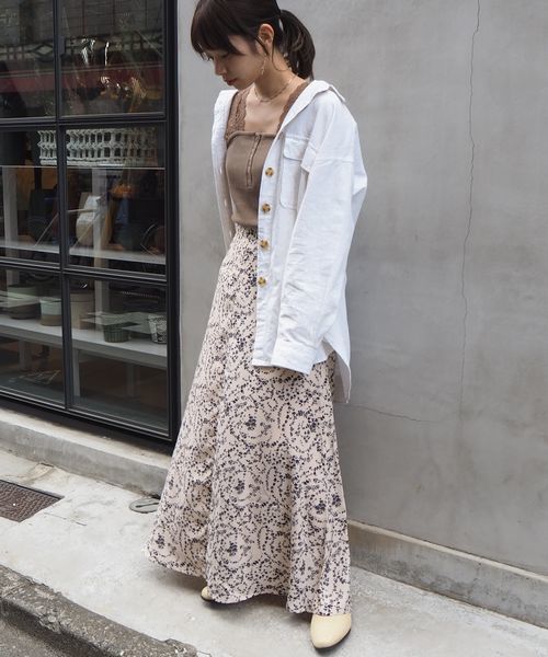 tiptop(ティップトップ)の「CPOビッグシャツ(シャツ/ブラウス・レディース・ベージュ/カーキ/ネイビー/ピンク/イエロー/オフホワイト・FREE)」の15枚目の写真