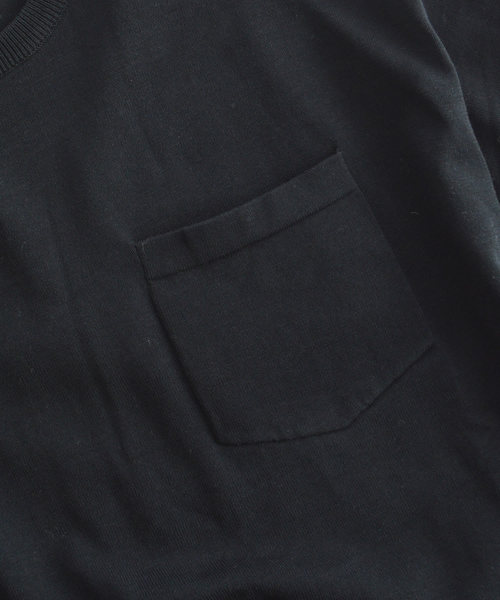 REMI RELIEF(レミレリーフ)の「REMI RELIEF/レミレリーフ 強撚天竺半袖クルー(Tシャツ/カットソー・メンズ・ピンク/ブラウン/ブラック/ホワイト/グリーン・L/M)」の9枚目の写真