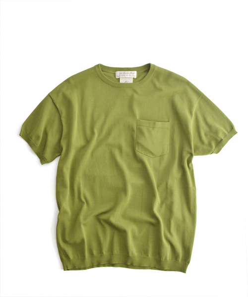 REMI RELIEF(レミレリーフ)の「REMI RELIEF/レミレリーフ 強撚天竺半袖クルー(Tシャツ/カットソー・メンズ・ピンク/ブラウン/ブラック/ホワイト/グリーン・L/M)」の18枚目の写真
