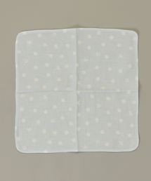 hakka baby（ハッカベビー）の「[ベビー]マシュマロガーゼ　クラウンドットハンカチ（ハンカチ/ハンドタオル）」