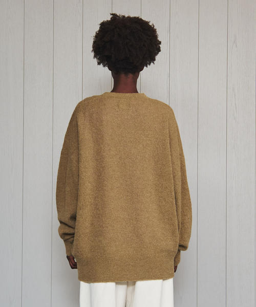 ATON（エイトン）の「＜ATON＞ALPACA CREW NECK KNIT/ニット
