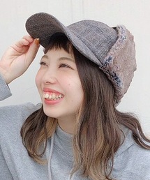 Ruben | チェックイヤーフラップCAP(キャップ)