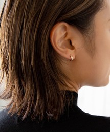 colleca la（コレカラ）の「miniループフィット・ラティスフープイヤリング（イヤリング）」