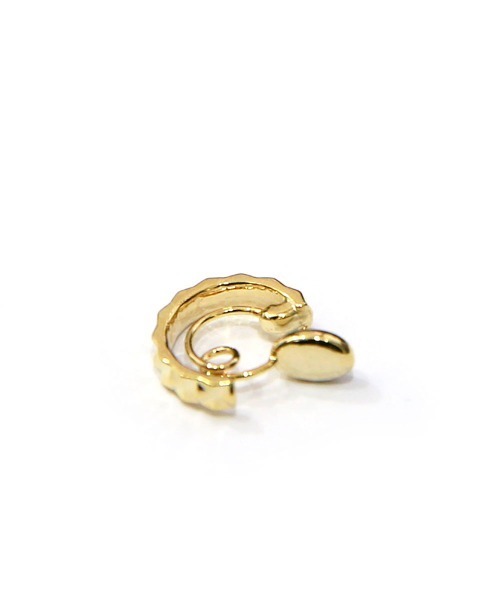 colleca la（コレカラ）の「miniループフィット・ラティスフープイヤリング（イヤリング・レディース・シルバー/ゴールド/ピンクゴールド・ﾌﾘ-）」の12枚目の写真