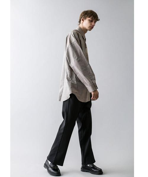 MONKEY TIME(モンキータイム)の「<monkey time> CHECK PANEL OVER SIZED REG/シャツ(シャツ/ブラウス・メンズ・ベージュ・L/M/XL/S)」の3枚目の写真