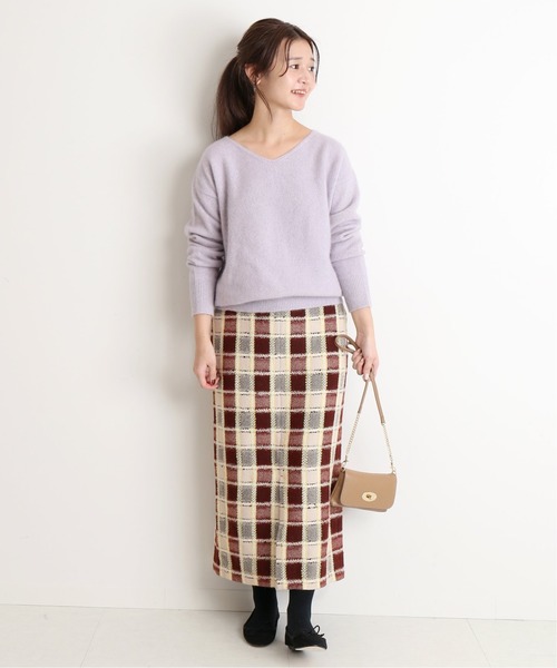 ♡未使用♡SLOBE IENA タータンチェックスカート　グリーン ♡未使用♡SLOBE IENA タータンチェックスカート グリーン